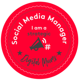 Social Media Manager Digital Mums Badge